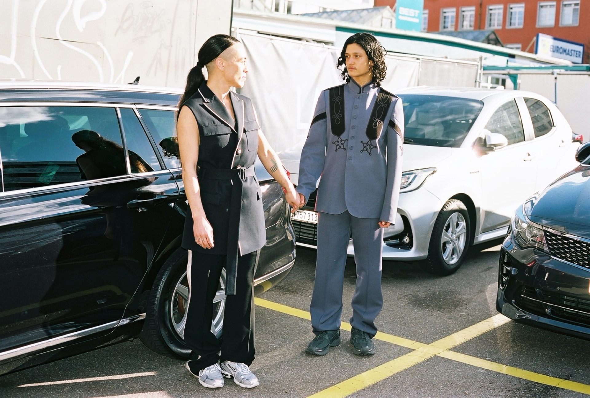 pants, vest, and suit DIOR MEN shoes NIKE