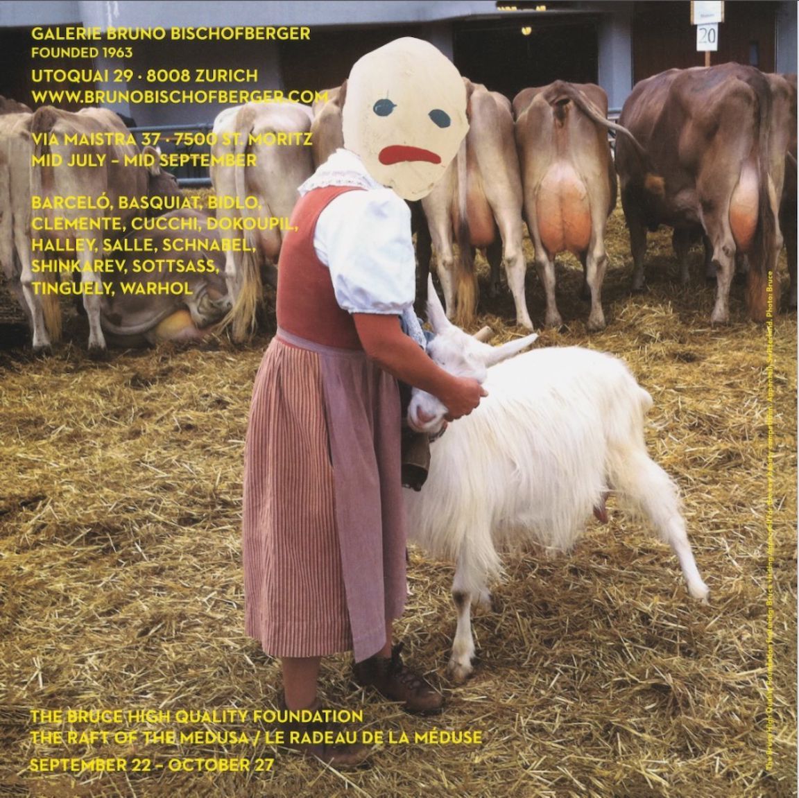 Thus Spoke Bischofberger: Artforum’s Eternally Swiss Back Cover
