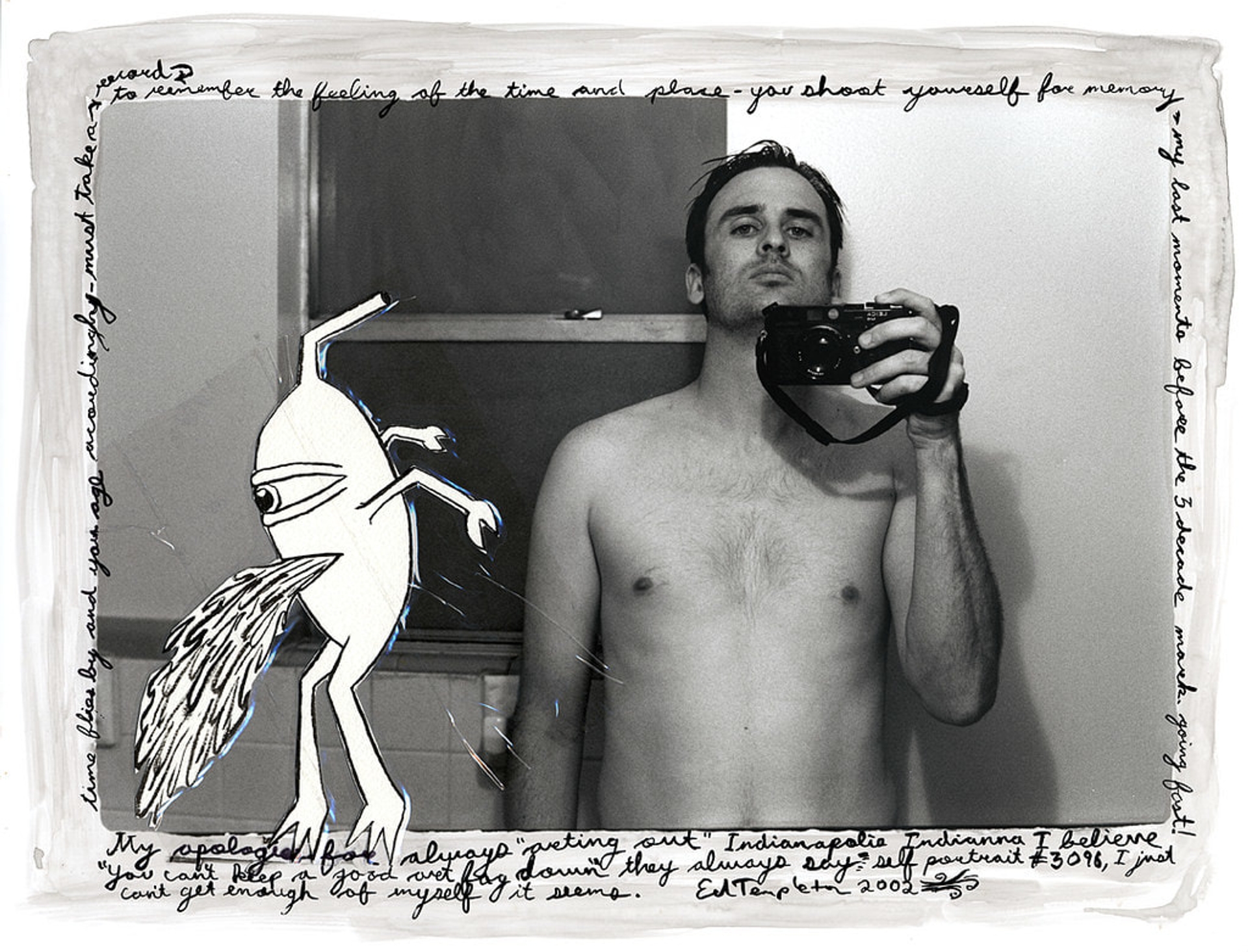 Ed Templeton, Self Portrait, 2002.