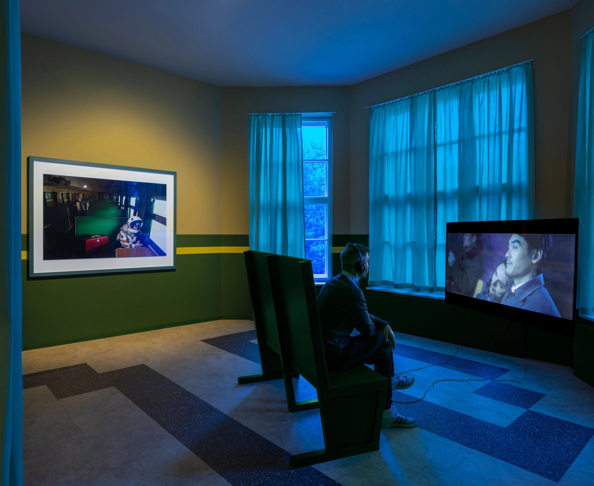 Cao Fei, “Duotopia,” Installation view, Sprüth Magers, Berlin. Photo: Timo Ohler