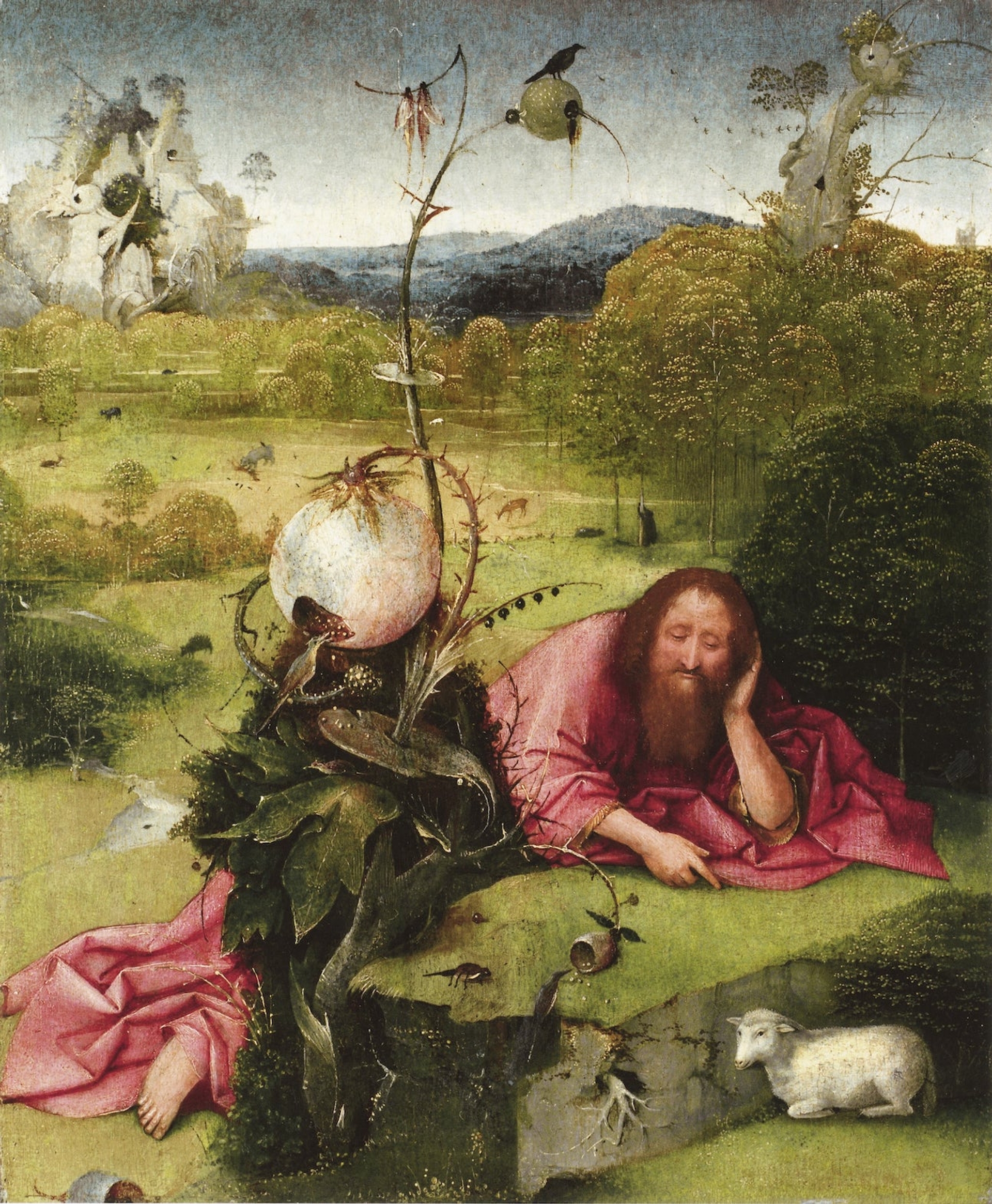 Hieronymus Bosch, St. John the Baptist in the Wilderness, 1488