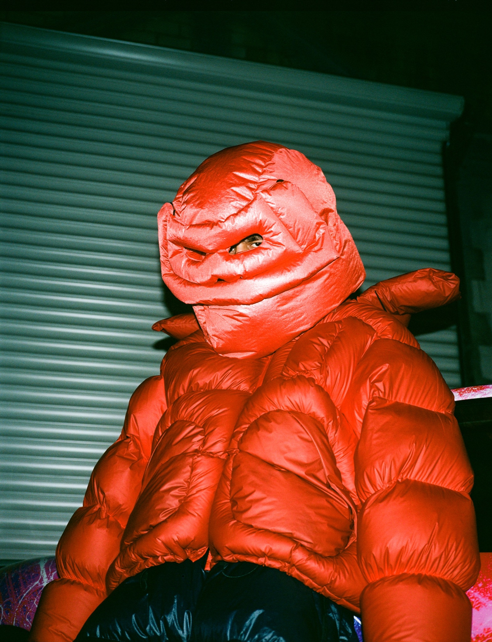 Ufo361 wears full-look Dingyun Zhang