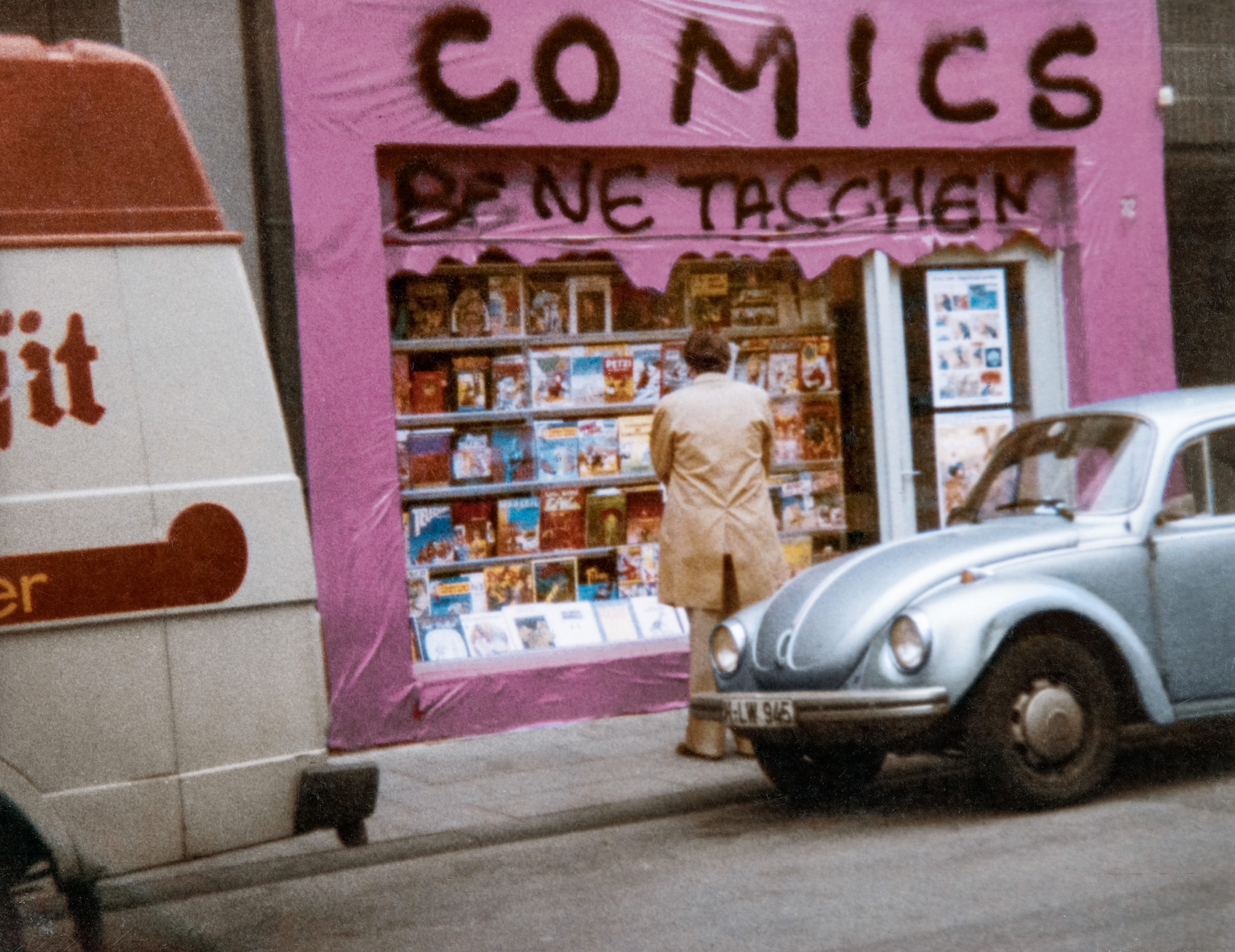 For Bene, 18 years old + 25 square meters = TASCHEN COMICS shop in Cologne, Germany.