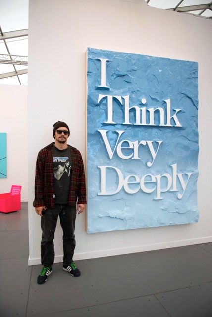 Actor JAMES FRANCO Reviews Frieze New York for 032c & Gets Photographed