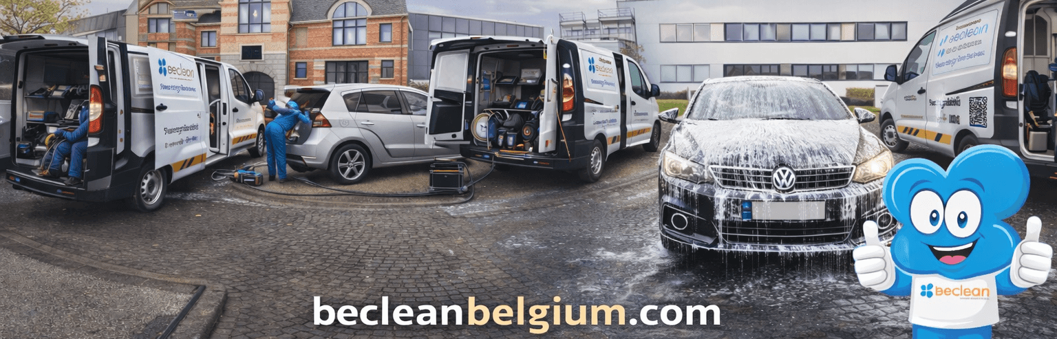 Préparer votre véhicule avant un nettoyage auto à domicile en Belgique