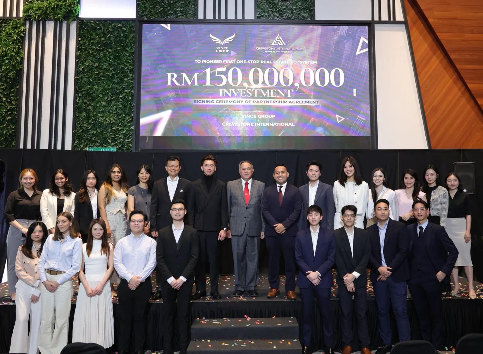 Crewstone International And Vince Group Launch Groundbreaking RM150 Million Real Estate Investment Fund