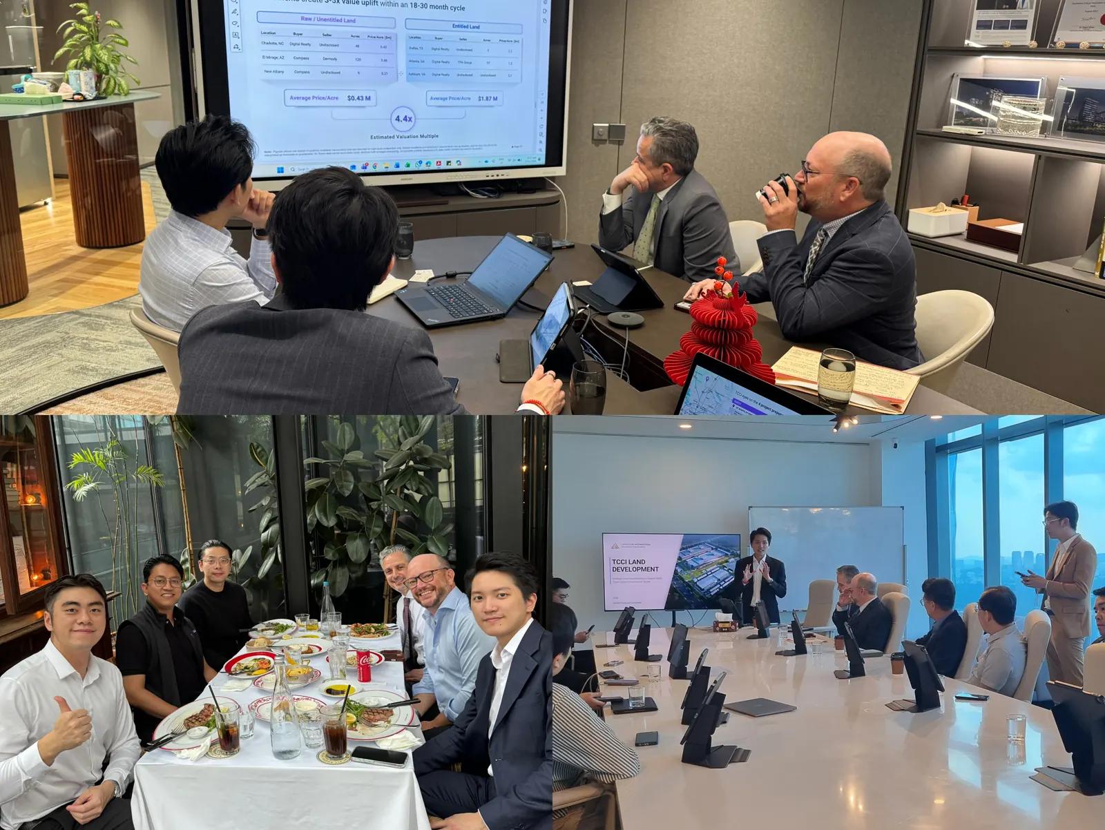 Crewstone representatives during the TCCI Texas Land Fund ASEAN capital formation programme