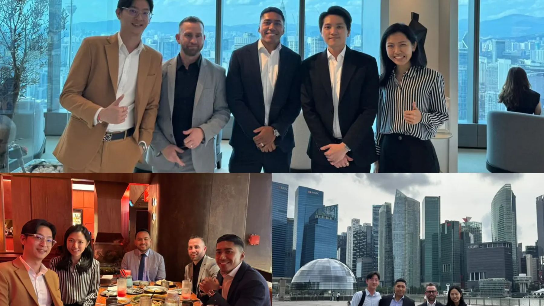 Crewstone representatives during the Blue Peak Opportunity Fund ASEAN capital formation programme