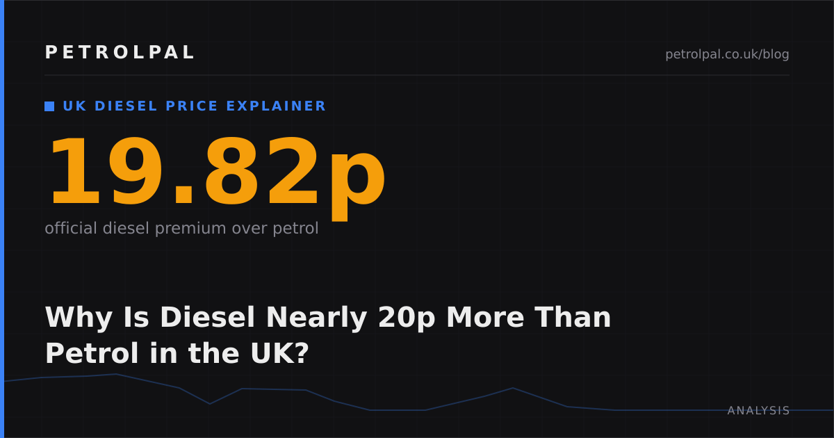 Why Is Diesel Nearly 20p More Than Petrol in the UK?