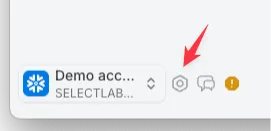 SELECT settings page