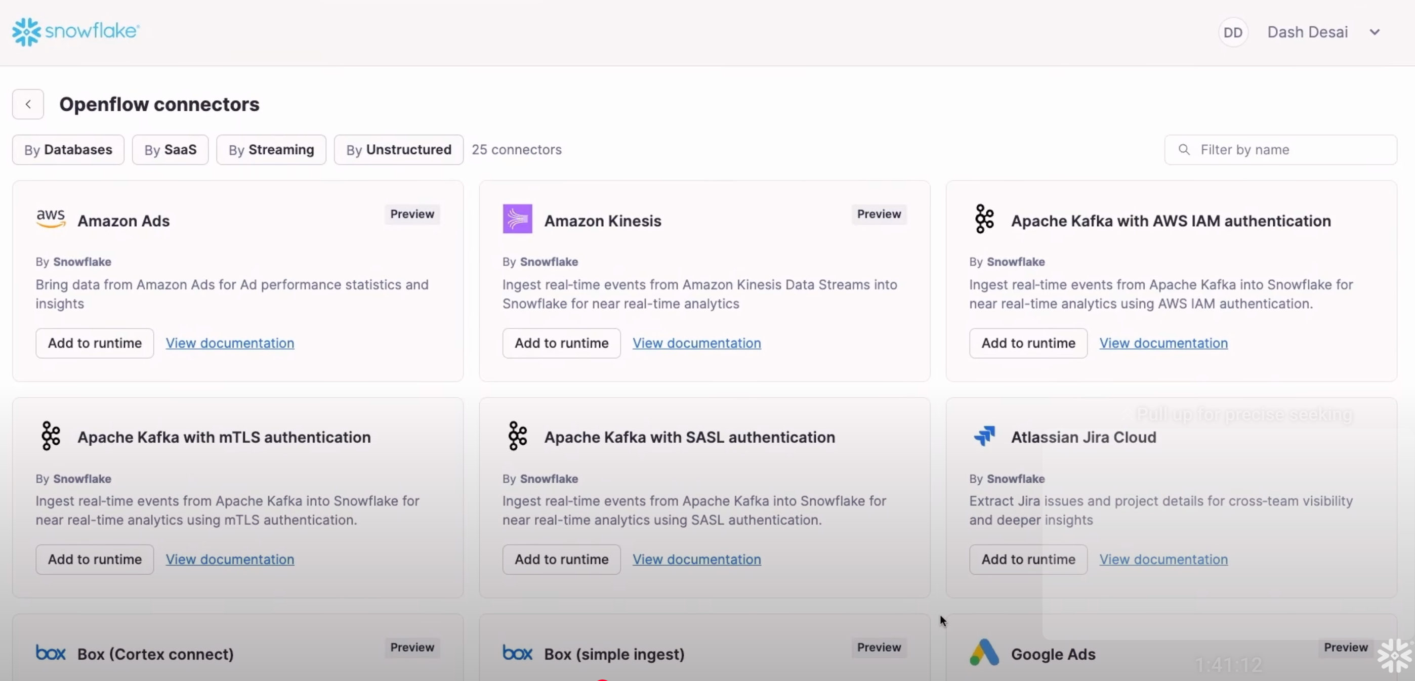 Snowflake is enabling Extract / Load of all types of data via Openflow Connectors
