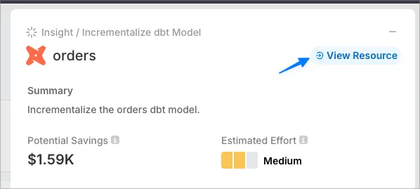 Drill down on insights in SELECT