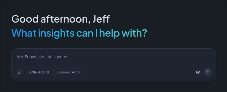 Snowflake Intelligence