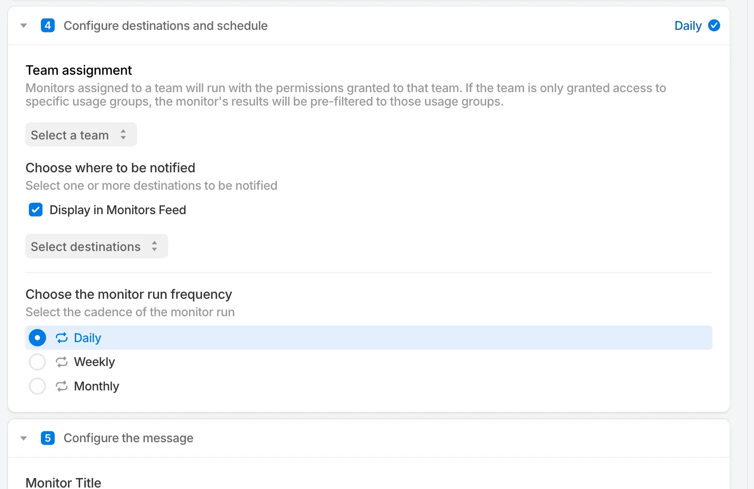 Announcing the Monitors Visual Feed SELECT