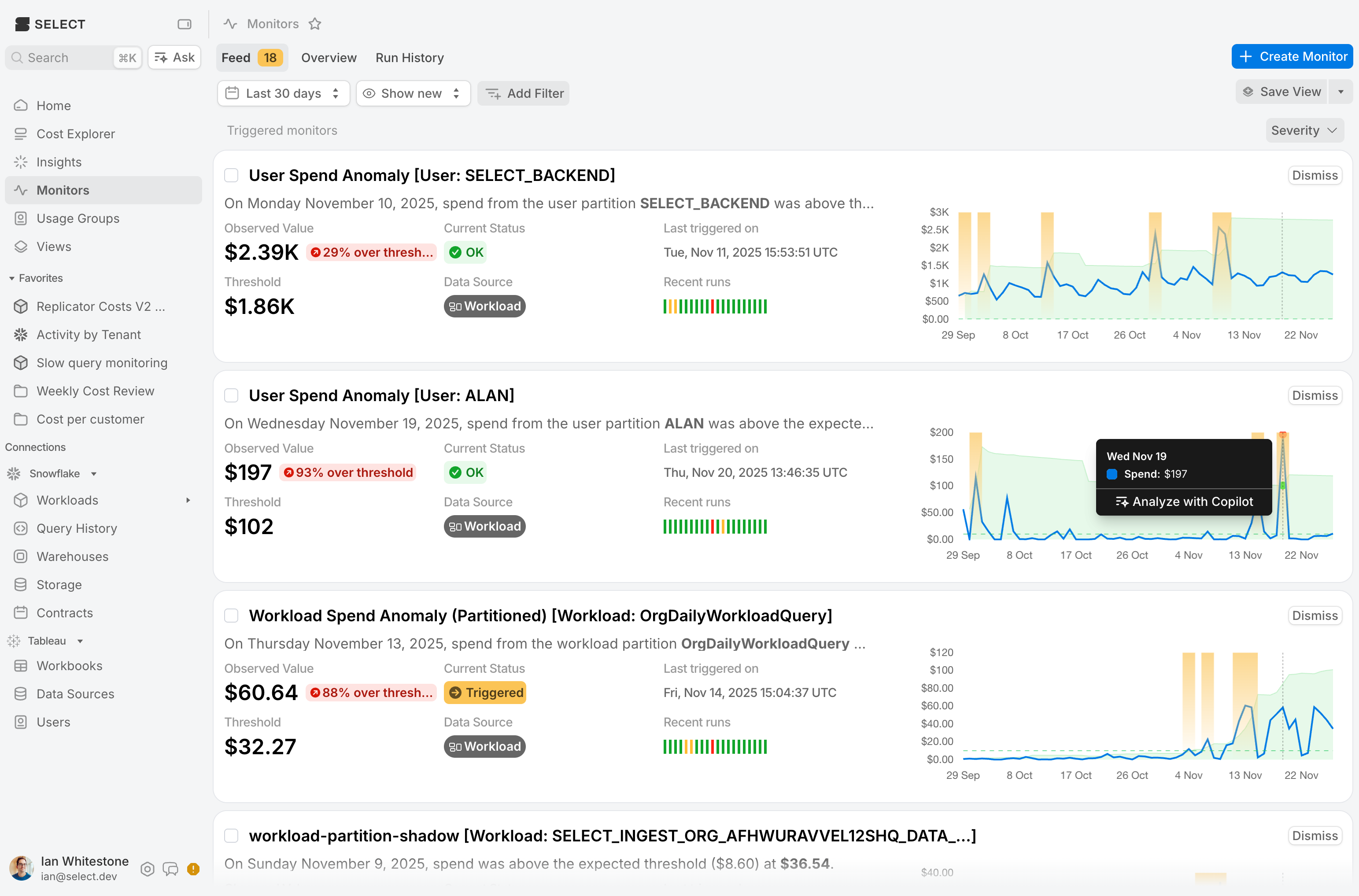 Announcing the Monitors Visual Feed SELECT