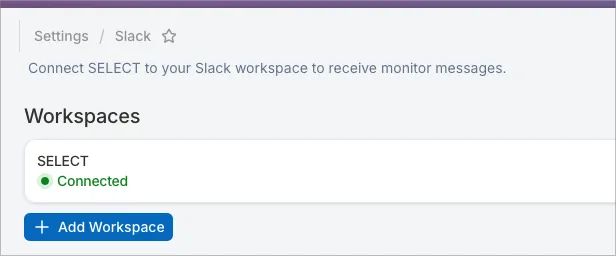 Add additional Slack Workspace