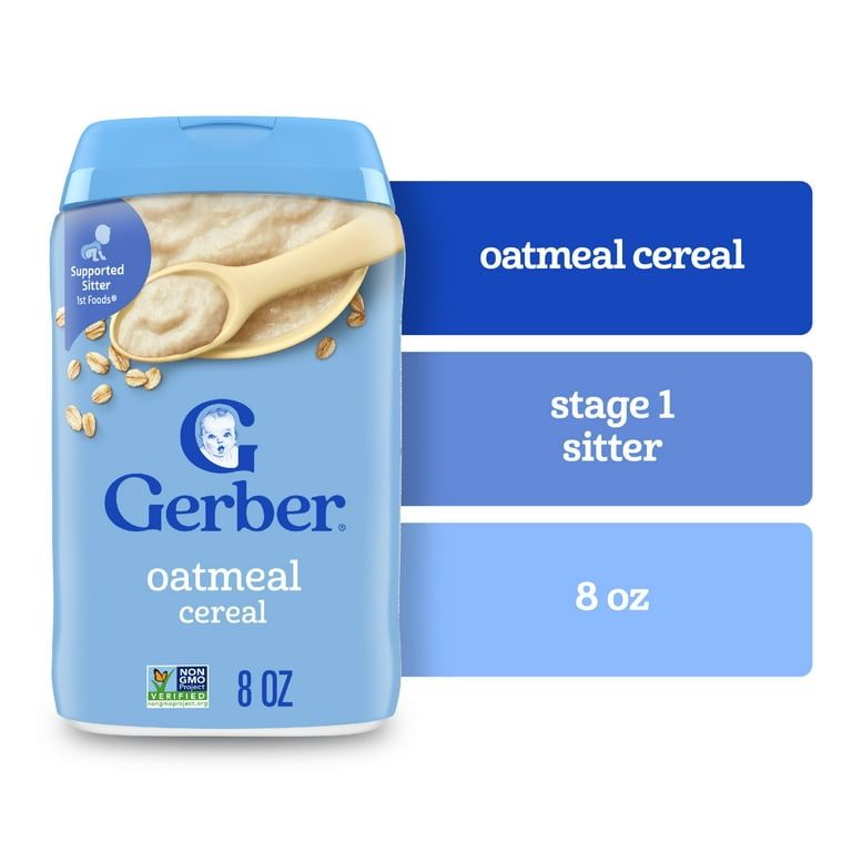 GERBER OATMEAL CEREAL 