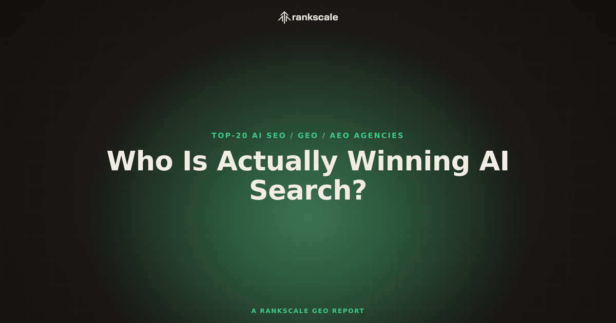 Who Is Actually Winning AI Search? A Data-Grounded Look at the Agencies Leading GEO