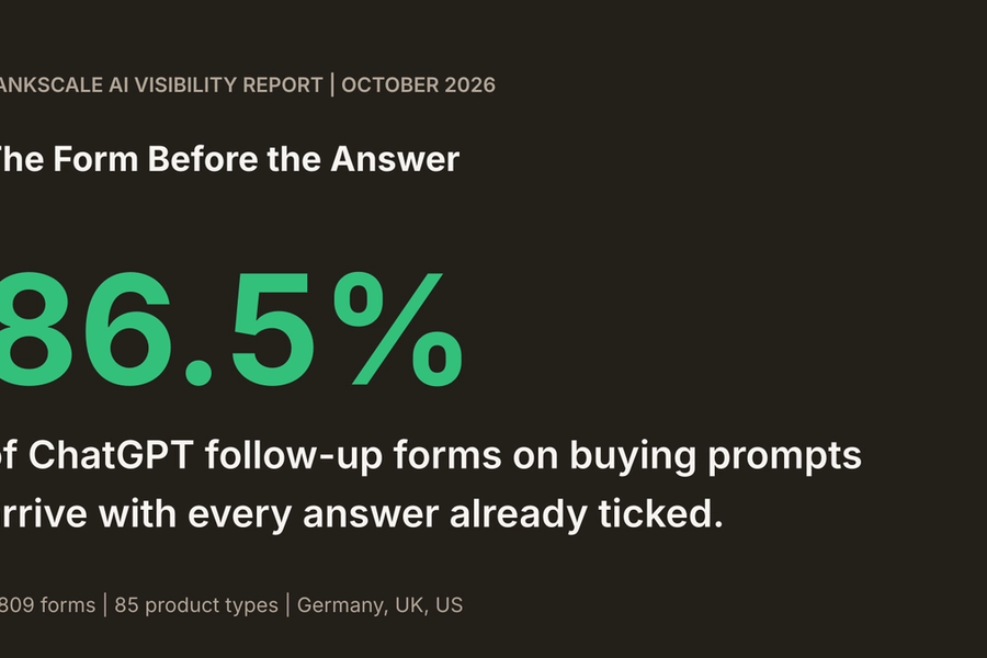The Form Before the Answer: How ChatGPT Questions Buyers Before Recommending Anything