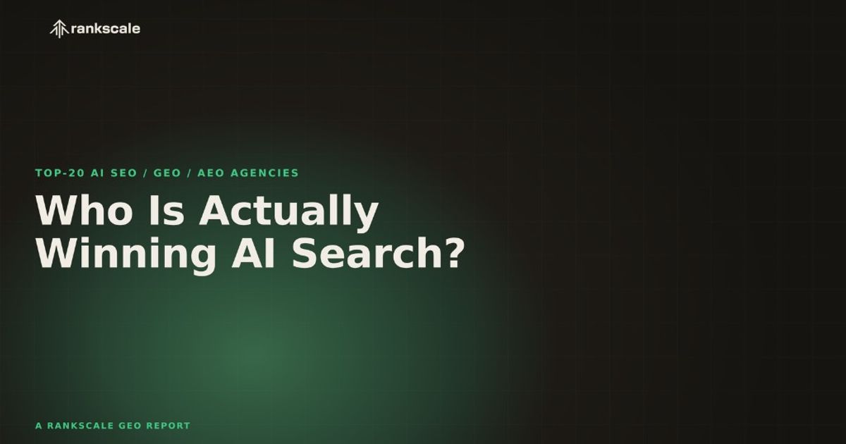 Who Is Actually Winning AI Search? A Data-Grounded Look at the Agencies Leading GEO