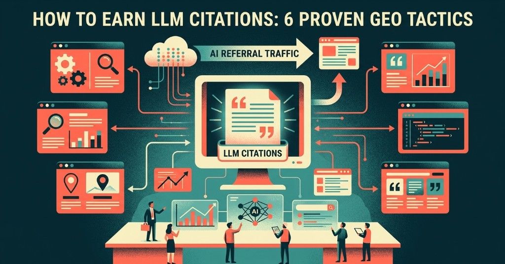 How to Earn LLM Citations: 6 Proven GEO Tactics