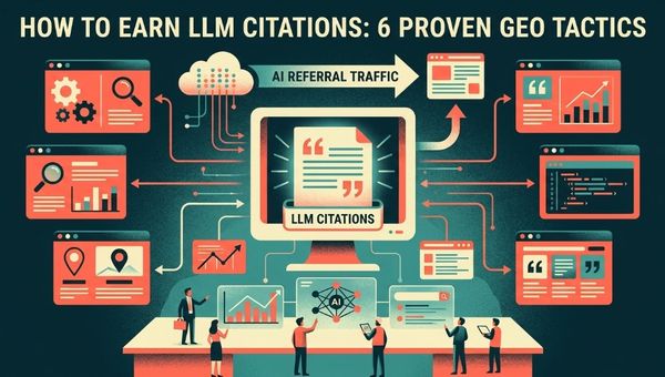 How to Earn LLM Citations: 6 Proven GEO Tactics