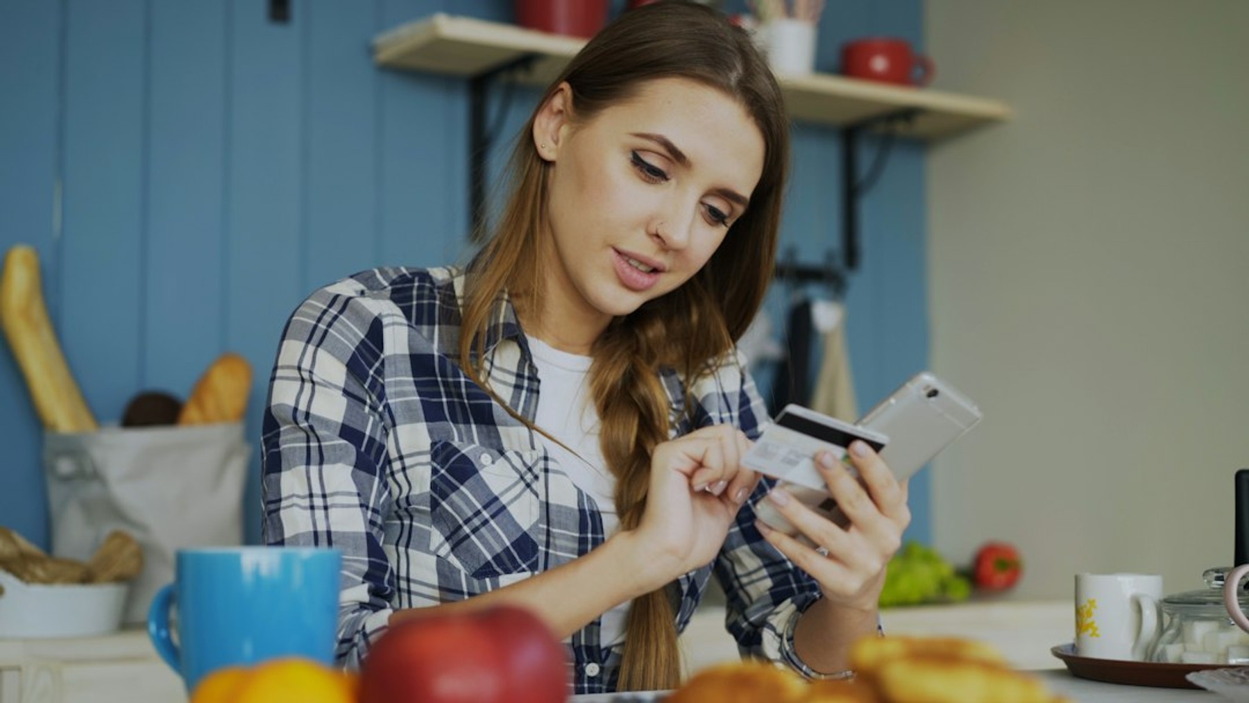 Betala städningen med Amex eller annat kort i appen