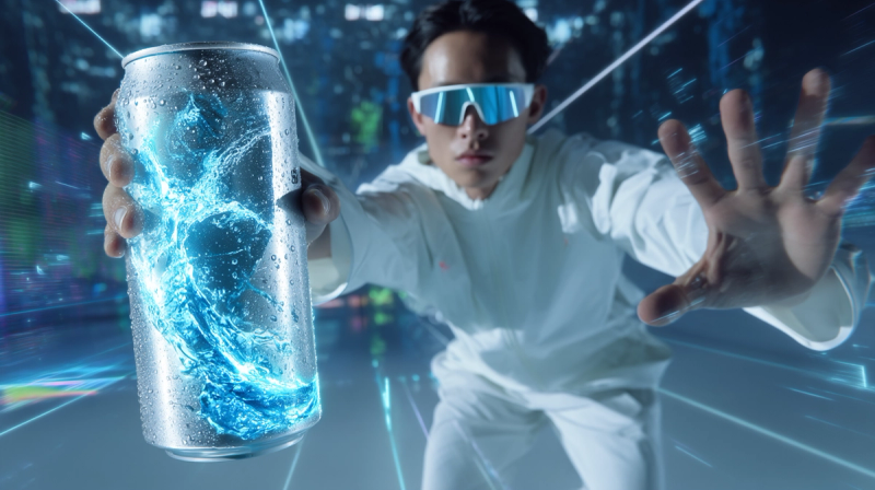 futuristic product launch