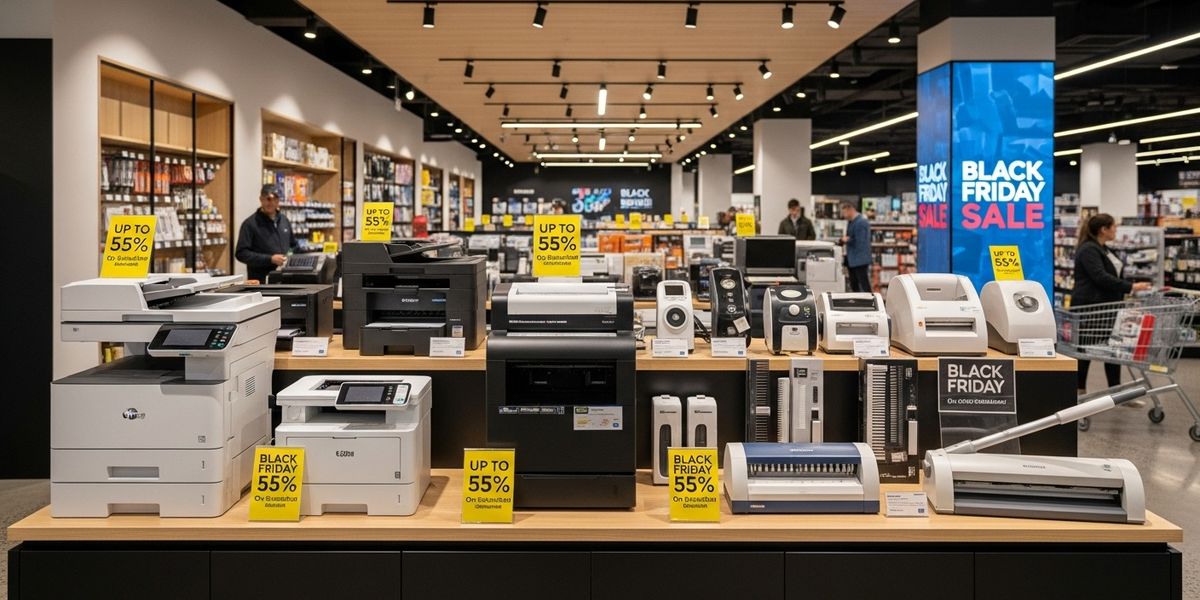 Black Friday! Save Up To 55% On Selected Office Machines!