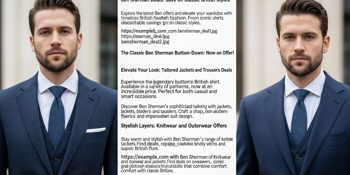 Ben Sherman Deals: Save on Classic British Styles!