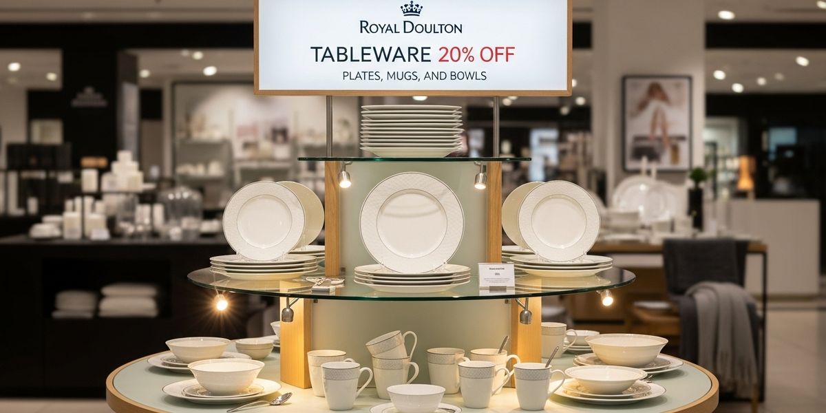 Royal Doulton Tableware Sale: Up to 20% Off Plates, Mugs, and Bowls
