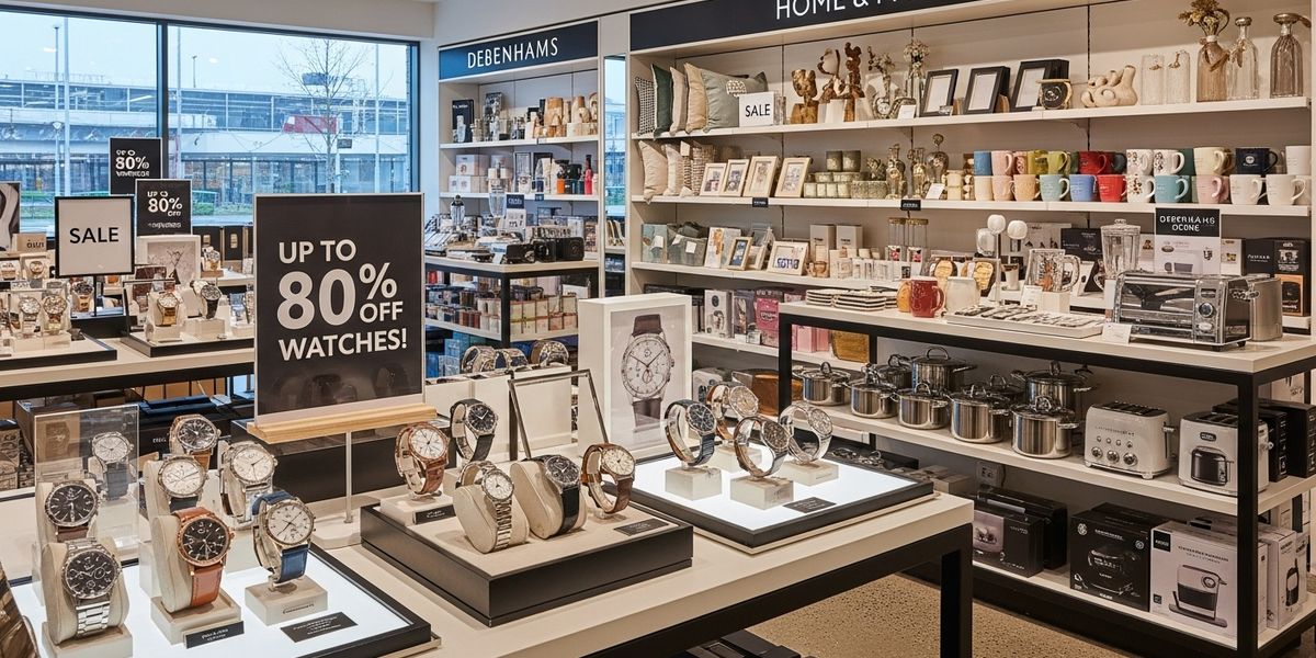 Debenhams Deals: Up to 80% Off Watches, Home & More!