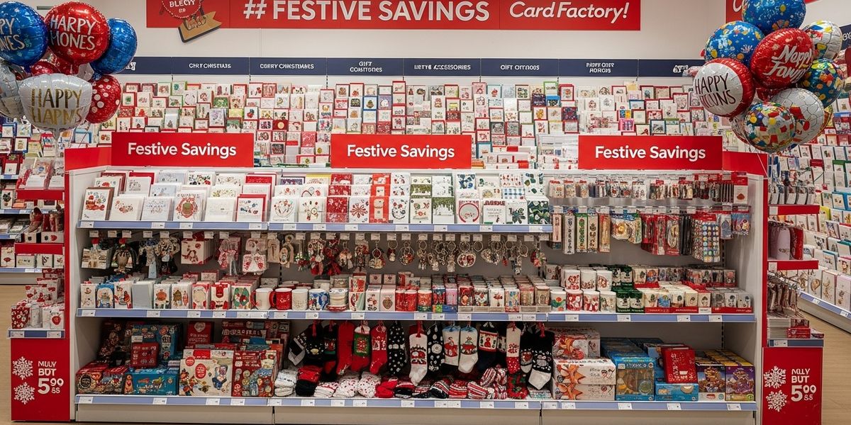 Discover Festive Savings at Card Factory!