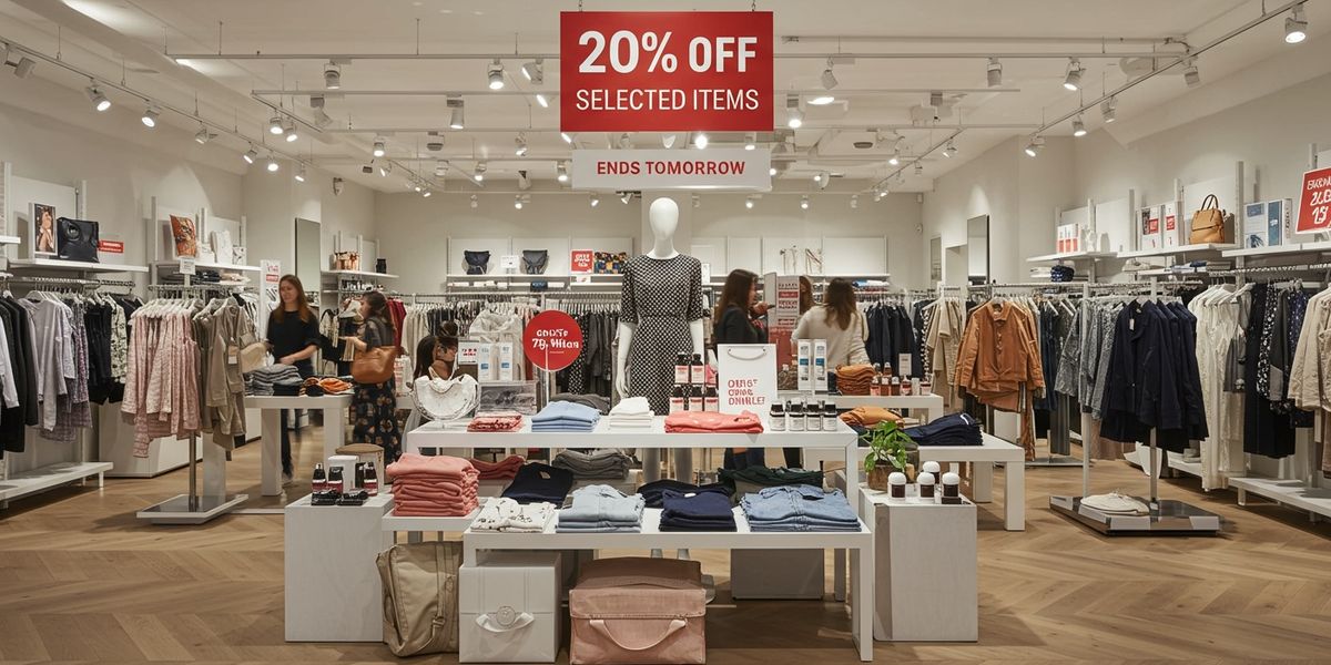 Extra 20% off selected items end tomorrow
