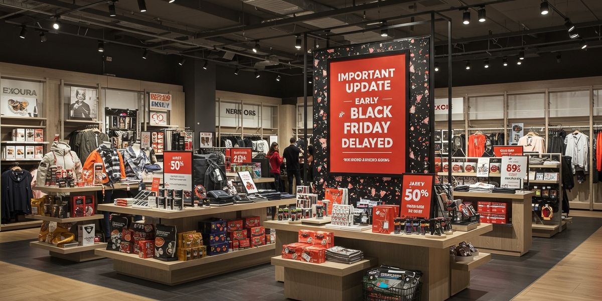 Important Update: Early Black Friday Offers Delayed