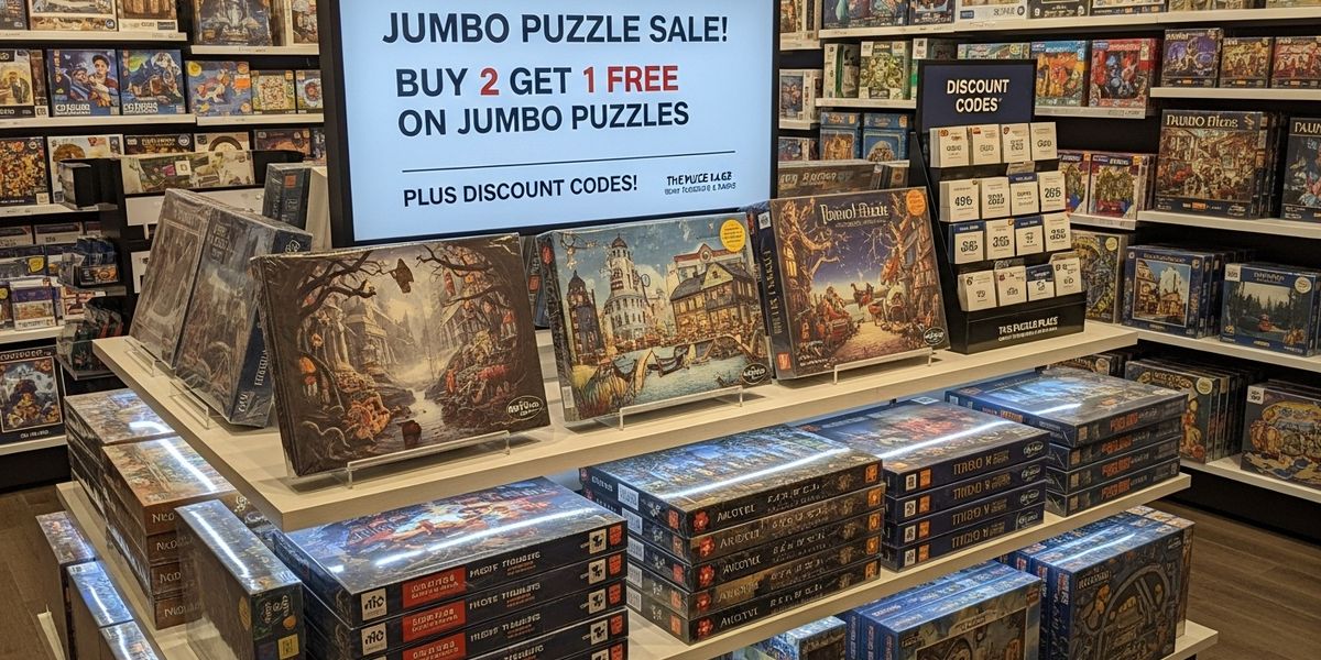 Jigsaw Puzzle Sale: Buy 2 Get 1 Free on Jumbo Puzzles, Plus Discount Codes!