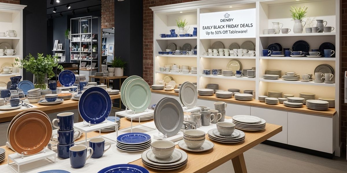 Denby Pottery Launches Early Black Friday Deals: Up to 50% Off Tableware!