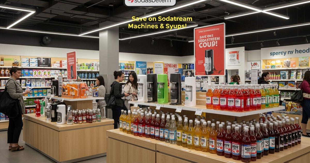 Save On Sodastream Machines & Syrups!