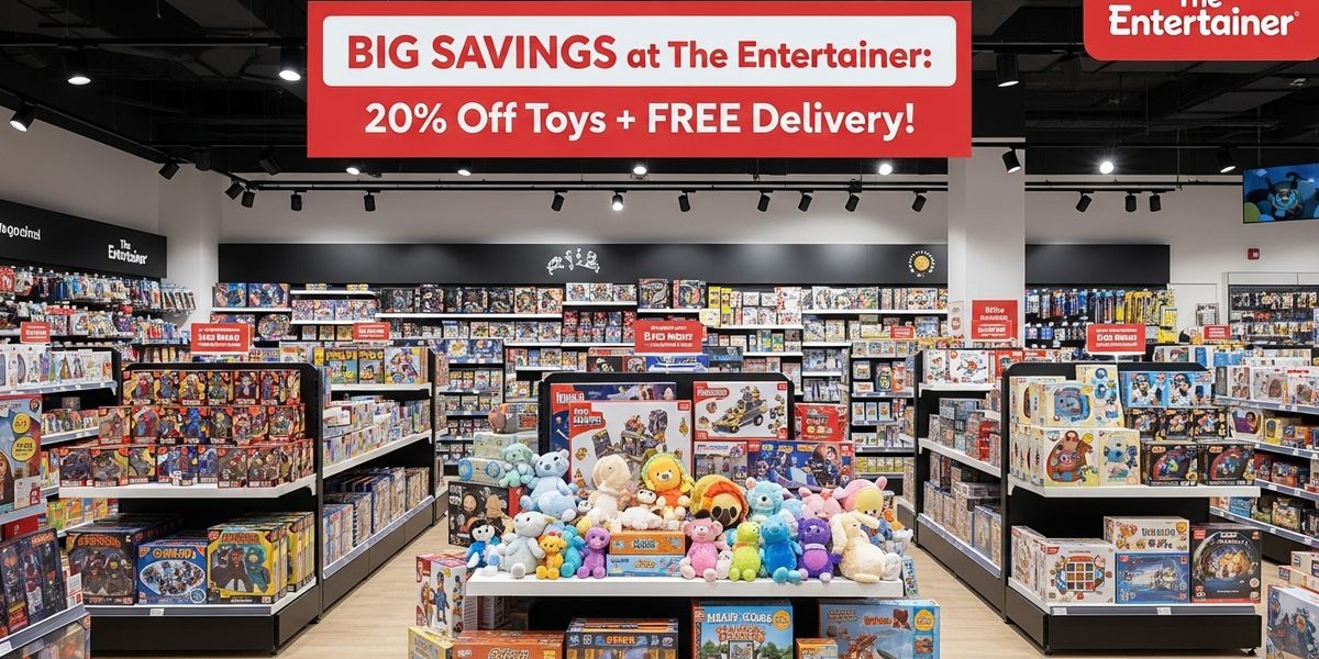 BIG SAVINGS at The Entertainer: 20% Off Toys + FREE Delivery!