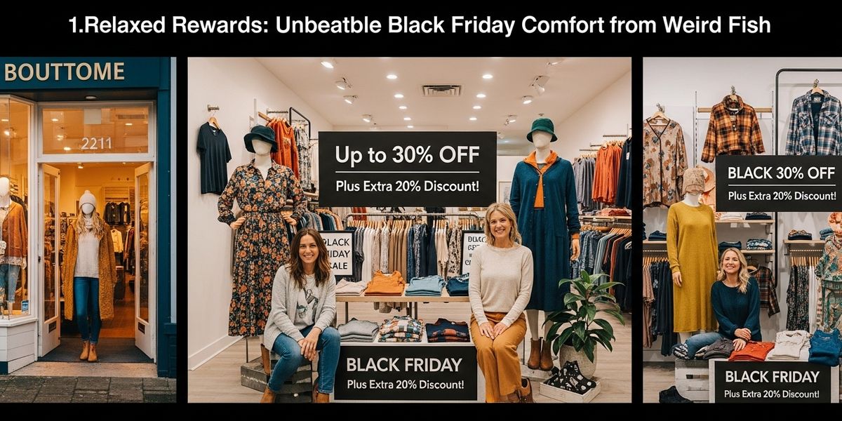 Weird Fish Black Friday Sale: Up to 30% OFF Plus Extra 20% Discount!