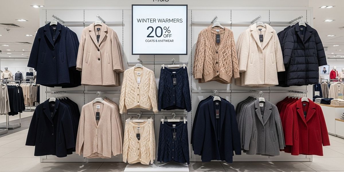 M&S Winter Warmers: 20% OFF Coats and Knitwear for the Whole Family!