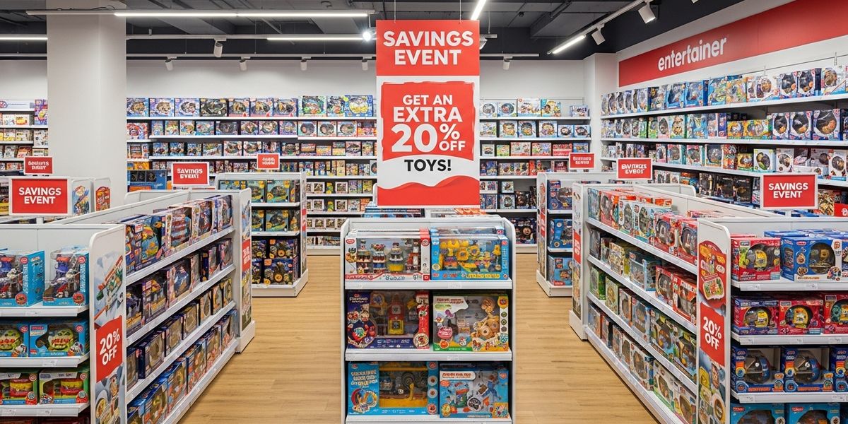 The Entertainer Savings Event: Get Extra 20% Off Toys!