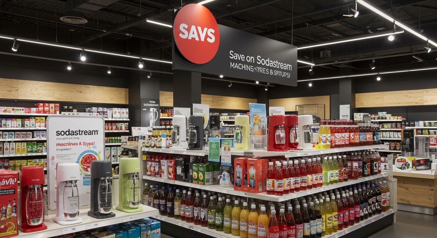 Save On Sodastream Machines & Syrups!