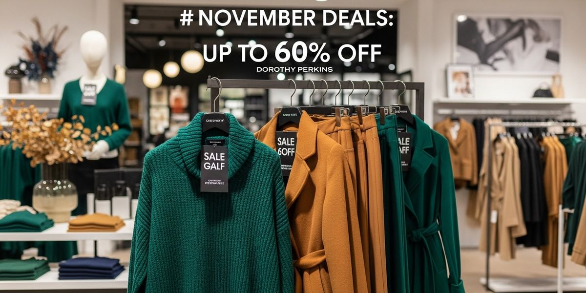 Dorothy Perkins November Deals: Up to 60% Off Fashion!