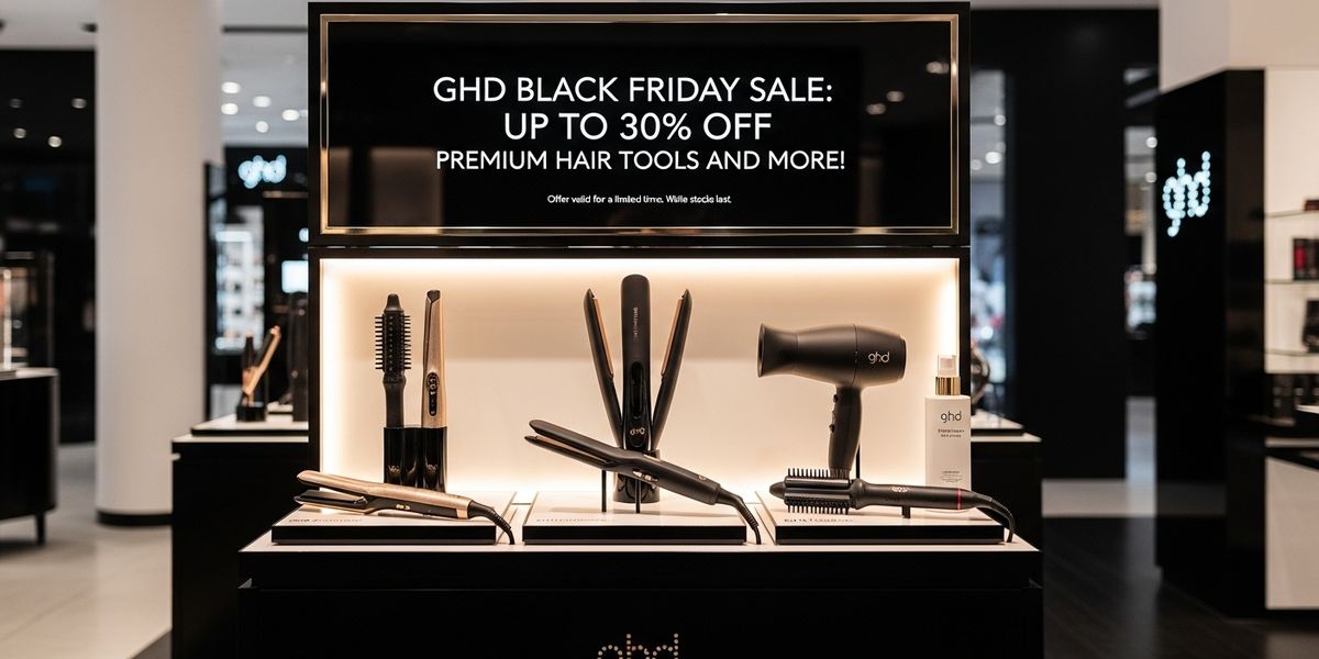 GHD BLACK FRIDAY SALE: UP TO 30% OFF PREMIUM HAIR TOOLS AND MORE!