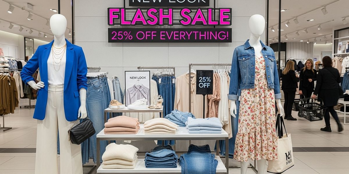 NEW LOOK FLASH SALE: 25% OFF EVERYTHING!