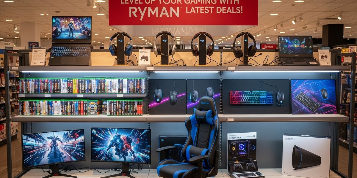 Level Up Your Gaming Setup with Ryman's Latest Deals!