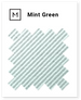 Mint green swatch card