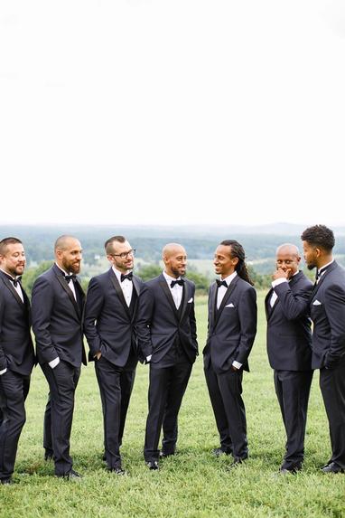 Navy Peak Lapel Tuxedo