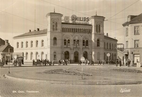 Arkivfoto av Vestbanestasjonen